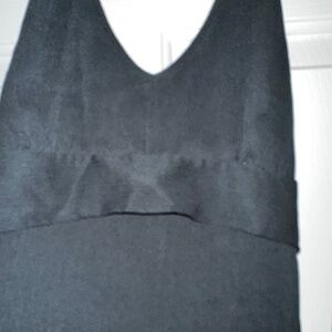 Black halter top